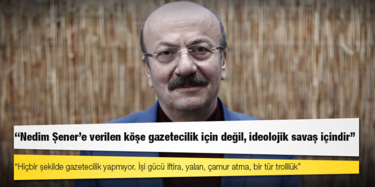 CHP Milletvekili Bekaroğlu: Nedim Şener’e verilen köşe gazetecilik için değil, ideolojik savaş içindir