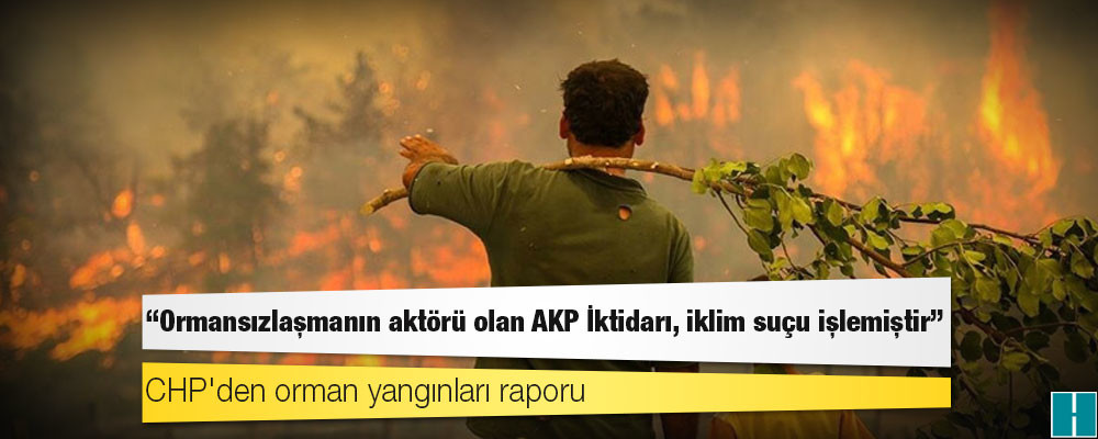 CHP'den orman yangınları raporu: Ormansızlaşmanın aktörü olan AKP İktidarı, iklim suçu işlemiştir