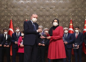 Cumhurbaşkanlığı Külliyesi'nde '6. Anadolu Medya Ödülleri' töreni