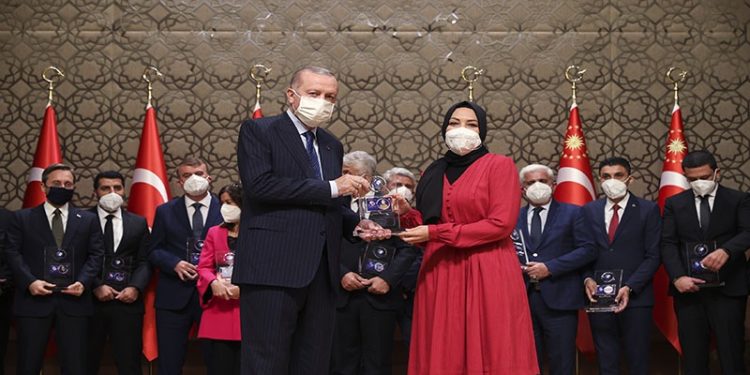 Cumhurbaşkanlığı Külliyesi'nde '6. Anadolu Medya Ödülleri' töreni