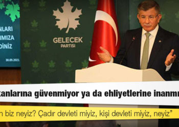 Davutoğlu: Bulguru kurtlardan ayıklamak istiyorlarsa, şu anda bizi yönetenler mal varlıklarını açıklasınlar