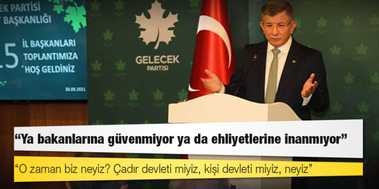 Davutoğlu: Bulguru kurtlardan ayıklamak istiyorlarsa, şu anda bizi yönetenler mal varlıklarını açıklasınlar