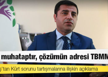 Demirtaş'tan Kürt sorunu tartışmalarına ilişkin açıklama: HDP muhataptır, çözümün adresi TBMM'dir