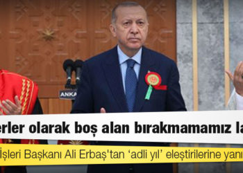 Diyanet İşleri Başkanı Ali Erbaş'tan ‘adli yıl’ eleştirilerine yanıt: Önderler olarak boş alan bırakmamamız lazım, adaletsiz İslam olur mu?