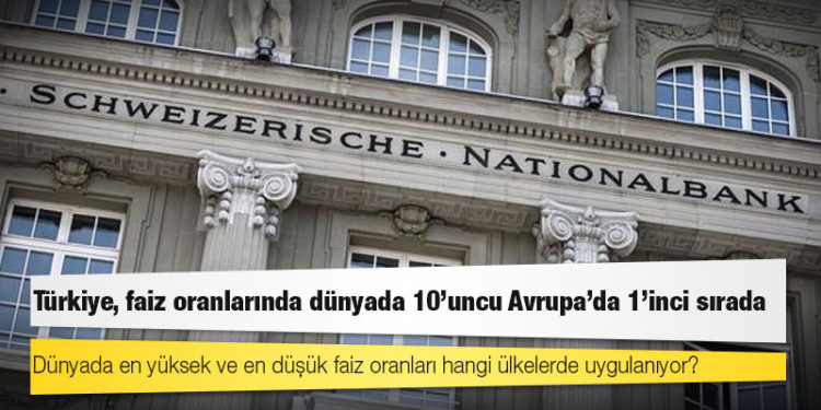 Dünyada en yüksek ve en düşük faiz oranları hangi ülkelerde uygulanıyor?