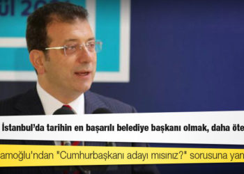 Ekrem İmamoğlu'ndan "Cumhurbaşkanı adayı mısınız?" sorusuna yanıt: Hedefim, İstanbul'da tarihin en başarılı belediye başkanı olmak, daha ötesi yok