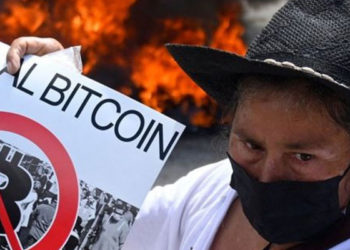 El Salvador’da Bitcoin protestoları