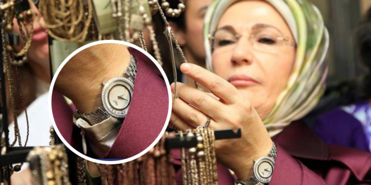Emine Erdoğan’ın kolundaki saatin fiyatı 30 bin Euro’dan başlıyor!