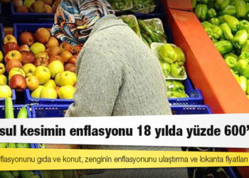 En yoksul kesimin enflasyonu 18 yılda yüzde 600'ü aştı