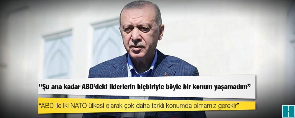 Erdoğan: Amerika, terör örgütlerine beklenenin çok çok üstünde destek veriyor