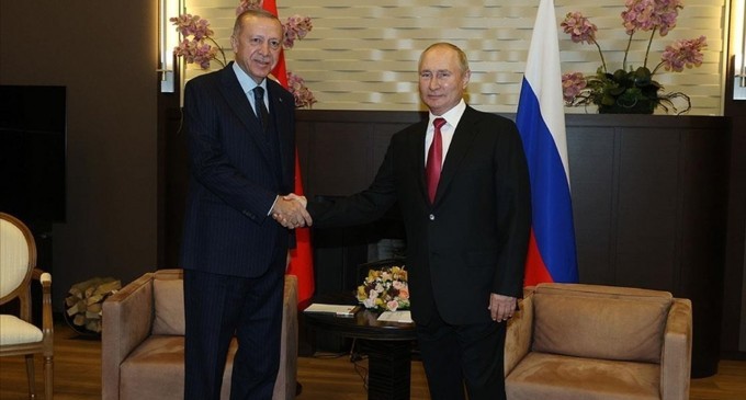 Erdoğan-Putin görüşmesi sona erdi