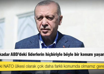 Erdoğan: Amerika, terör örgütlerine beklenenin çok çok üstünde destek veriyor