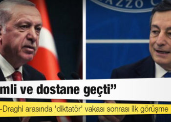 Erdoğan-Draghi arasında 'diktatör' vakası sonrası ilk görüşme: 'Verimli ve dostane geçti'