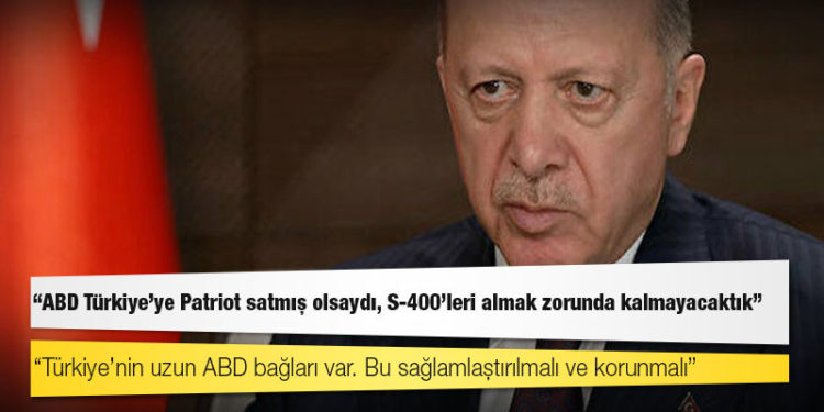 Erdoğan, New York Times'ın sorularını yanıtladı: ABD Türkiye'ye Patriot satmış olsaydı, S-400'leri almak zorunda kalmayacaktık