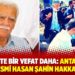 Gurbette bir vefat daha: Antalya'nın sevilen ismi Hasan Şahin hakka yürüdü