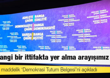 HDP, 11 maddelik ‘Demokrasi Tutum Belgesi’ni açıkladı