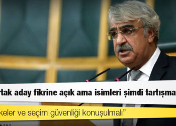 HDP Eş Genel Başkanı Sancar: HDP ortak aday fikrine açık ama isimleri şimdi tartışmayalım