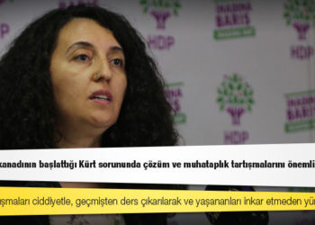 HDP Sözcüsü Günay: Muhalefet kanadının başlattığı Kürt sorununda çözüm ve muhataplık tartışmalarını önemli buluyoruz