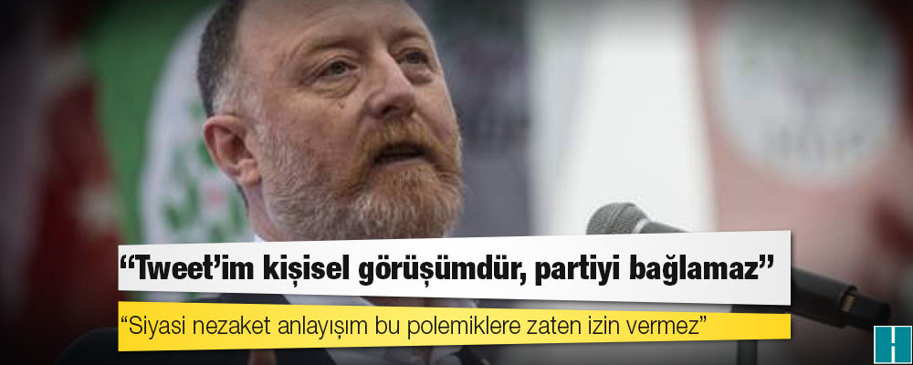 Kürt sorununda İmralı'yı işaret eden eski HDP Eş Başkanı Temelli: Tweet'im kişisel görüşümdür, partiyi bağlamaz