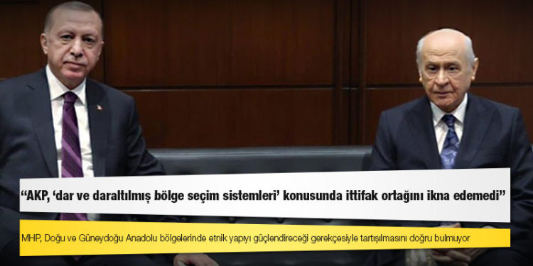 Kulis: AKP, ‘dar ve daraltılmış bölge seçim sistemleri’ konusunda ittifak ortağını ikna edemedi
