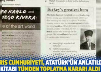 Kıbrıs Cumhuriyeti, Atat&uuml;rk&rsquo;&uuml;n anlatıldığı kitabı t&uuml;mden toplatma kararı aldı