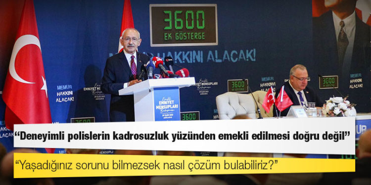 Kılıçdaroğlu: Siyasetçi doğrudan müdahale etmese polisimiz yer altıyla da rüşvet alanla da uyuşturucu satanla da mücadele eder