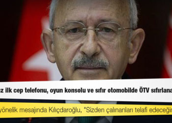 Kılıçdaroğlu gençlere 6 vaadini açıkladı: Alacağınız ilk cep telefonu, oyun konsolu ve sıfır otomobilde ÖTV sıfırlanacak