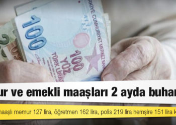 Memur ve emekli maaşları 2 ayda buharlaştı