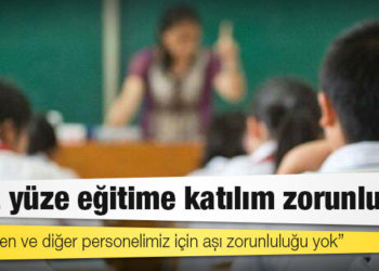 Milli Eğitim Bakanı Özer: Yüz yüze eğitime katılım zorunlu