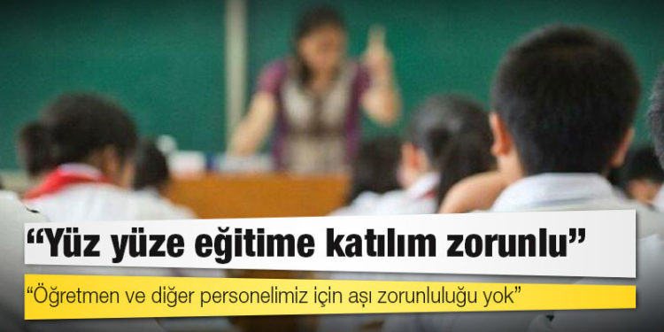 Milli Eğitim Bakanı Özer: Yüz yüze eğitime katılım zorunlu