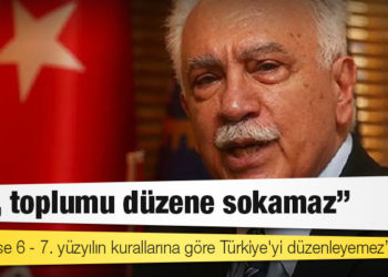 Perinçek: Din, toplumu düzene sokamaz