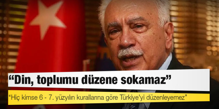 Perinçek: Din, toplumu düzene sokamaz