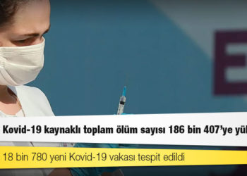 Rusya'da Kovid-19 nedeniyle ölenlerin sayısı 186 bin 407’ye yükseldi