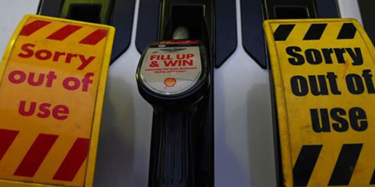 Shell’de benzin bitti