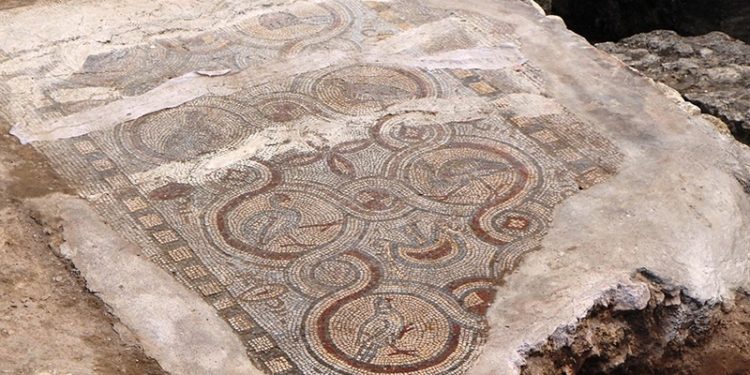 Sinop Balatlar kazısında Bizans mozaikleri çıktı