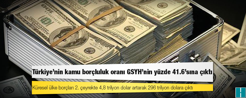 Türkiye'nin kamu borçluluk oranı GSYH'nin yüzde 41.6'sına çıktı