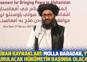 Taliban kaynakları: Molla Baradar, yeni kurulacak h&uuml;k&uuml;metin başında olacak