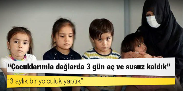 Taliban'dan kaçan Ferzana: Çocuklarımla dağlarda 3 gün aç ve susuz kaldık