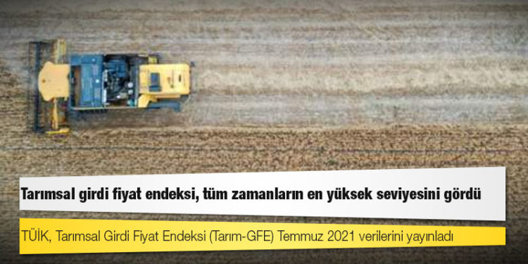 Tarımsal girdi fiyat endeksi, tüm zamanların en yüksek seviyesini gördü