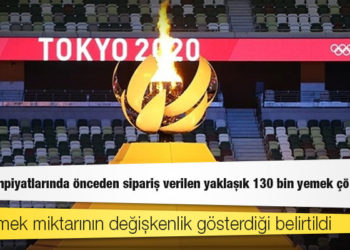 Tokyo Olimpiyatlarında önceden sipariş verilen yaklaşık 130 bin yemek çöpe gitti