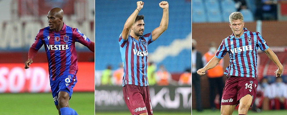 Trabzonspor'un golcü üçlüsü