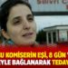 Tutuklu komiserin eşi, 8 gün yatağa kelepçeyle bağlanarak tedavi edildi