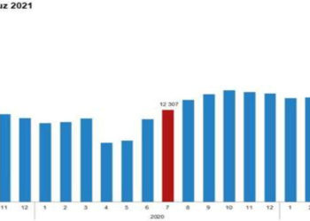 TÜİK verilerine göre, temmuzda ücretli çalışan sayısı hazirana kıyasla yüzde 0,5 azaldı, geçen yıla kıyasla yüzde 10,9 artış kaydetti