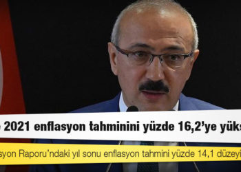 Türkiye 2021 enflasyon tahminini yüzde 16,2’ye yükseltti
