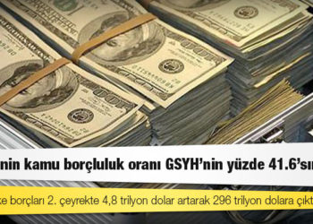 Türkiye'nin kamu borçluluk oranı GSYH'nin yüzde 41.6'sına çıktı