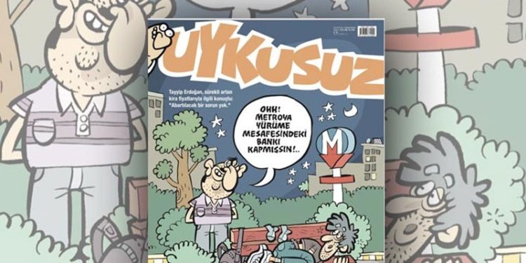Uykusuz barınma sorununu kapağa taşıdı