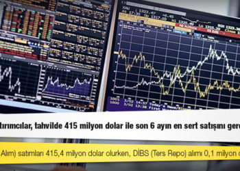 Yabancı yatırımcılar, sürpriz faiz indiriminin etkisiyle tahvilde 415 milyon dolar ile son 6 ayın en sert satışını gerçekleştirdi