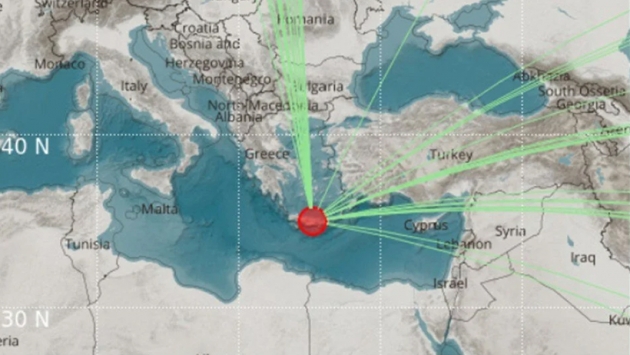 Yunanistan’da 6,5 büyüklüğünde deprem