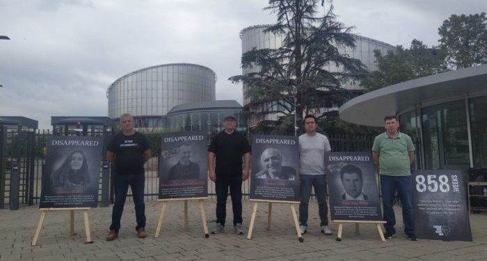 Zorla kaybedilmeler için AİHM’de ‘Adalet Nöbeti’ başladı