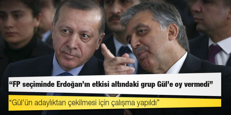 Üstün: Fazilet Partisi kongresinde Erdoğan, etkisi altındaki delegelerin Abdullah Gül'e oy vermesini engelledi, çünkü lider olmasını istemiyordu